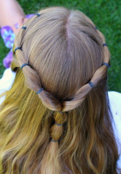Foto de peinados para niñas.
