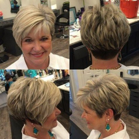 Haircuts and coloring for women after 50