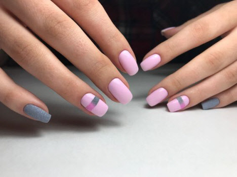 Fashion trends of spring manicure for short nails