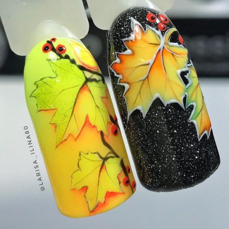 Diseños de uñas de otoño 2019