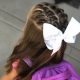Hairstyles for September 1 with bows