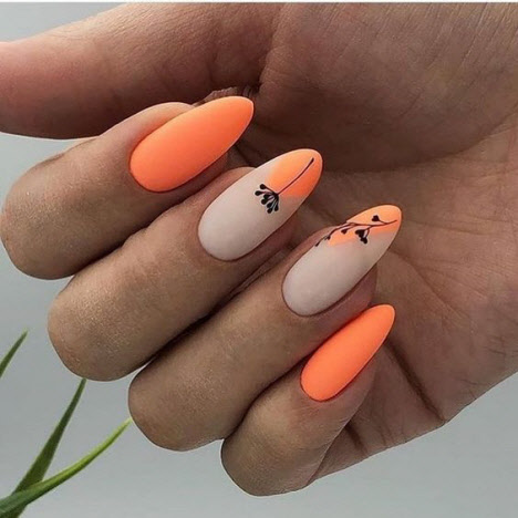 Photo of new fashionable floral manicure season 2020
