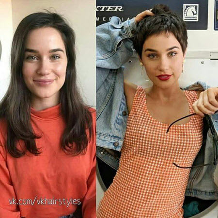 Corte de pelo Pixie: fotos antes y después