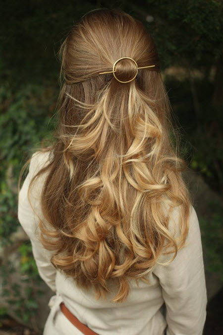 Ideas de una hermosa Malvinka para cabello largo.