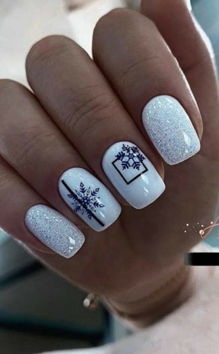 Winter nail art
